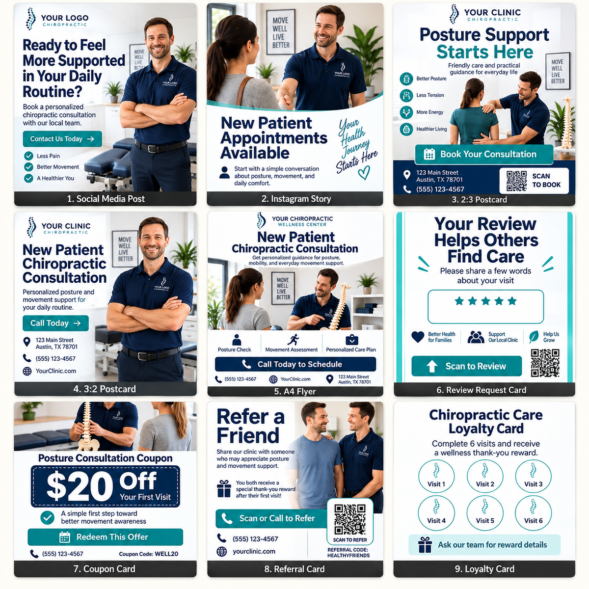 AlignWell Marketing Bundle for Chiropractic Clinics