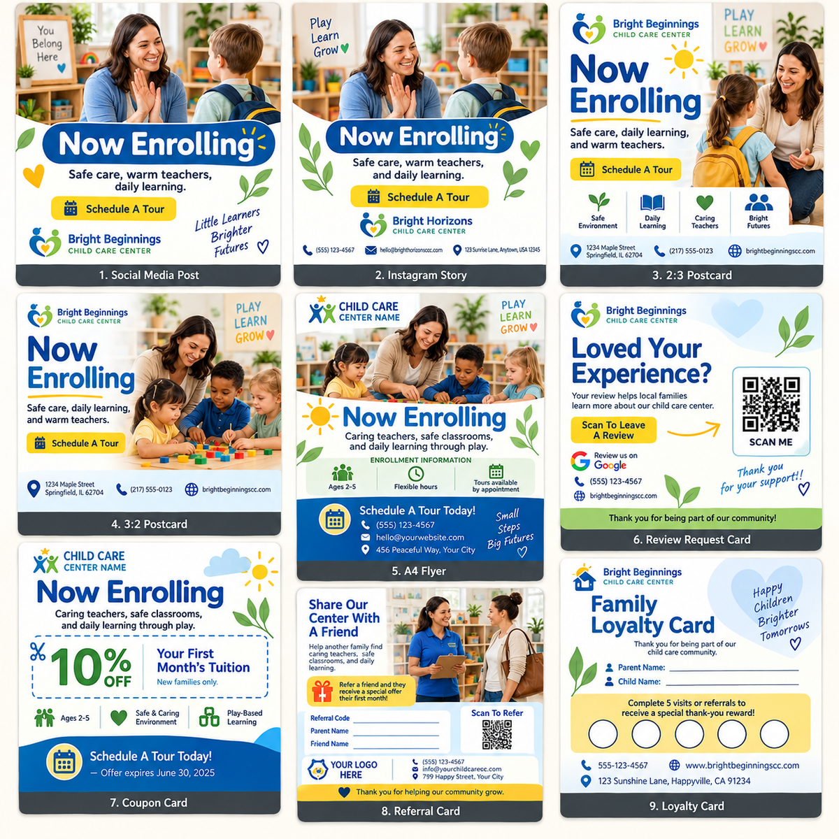 Bright Start Marketing Bundle for Child Care Centers