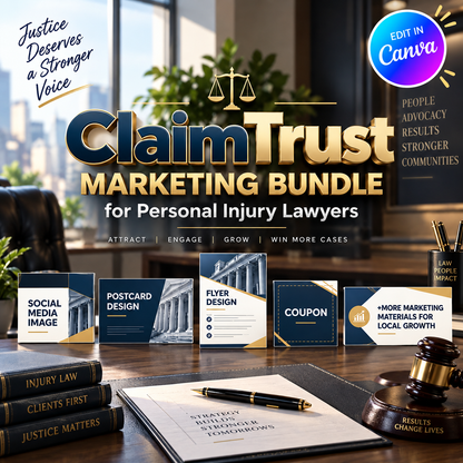 ClaimTrust Marketing Bundle for Personal Injury Lawyers