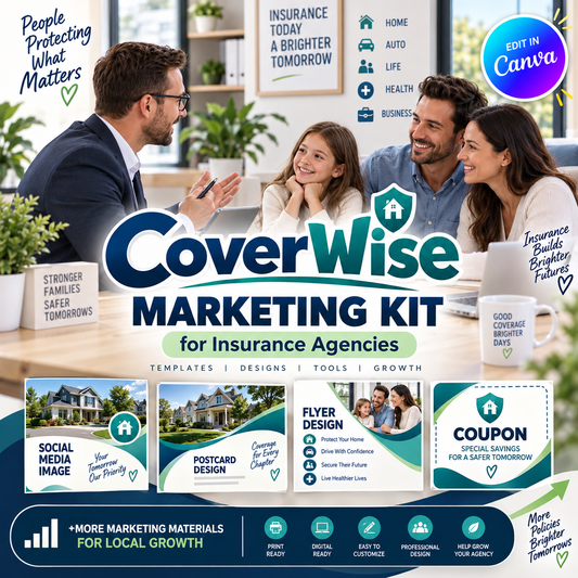 CoverWise Marketing Kit for Insurance Agencies