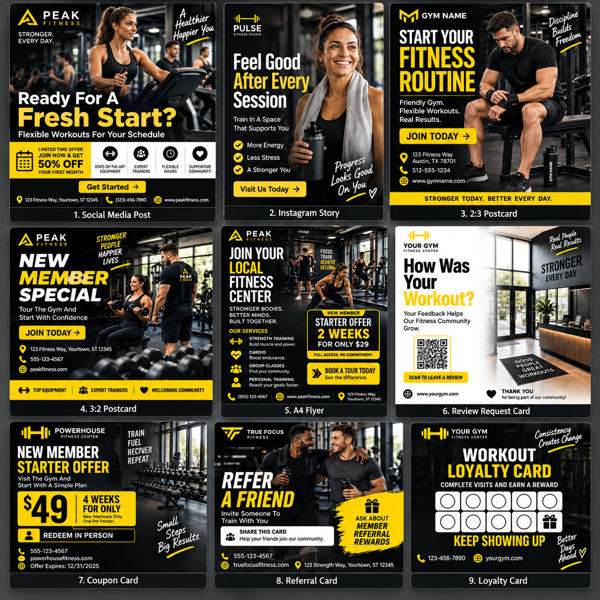FitPulse Marketing Bundle for Gyms and Fitness Centers