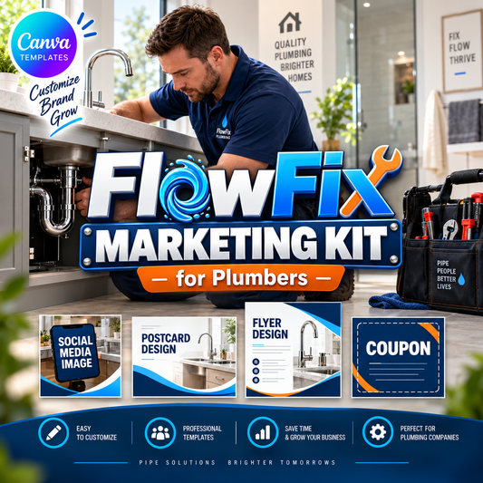 FlowFix Marketing Kit for Plumbers