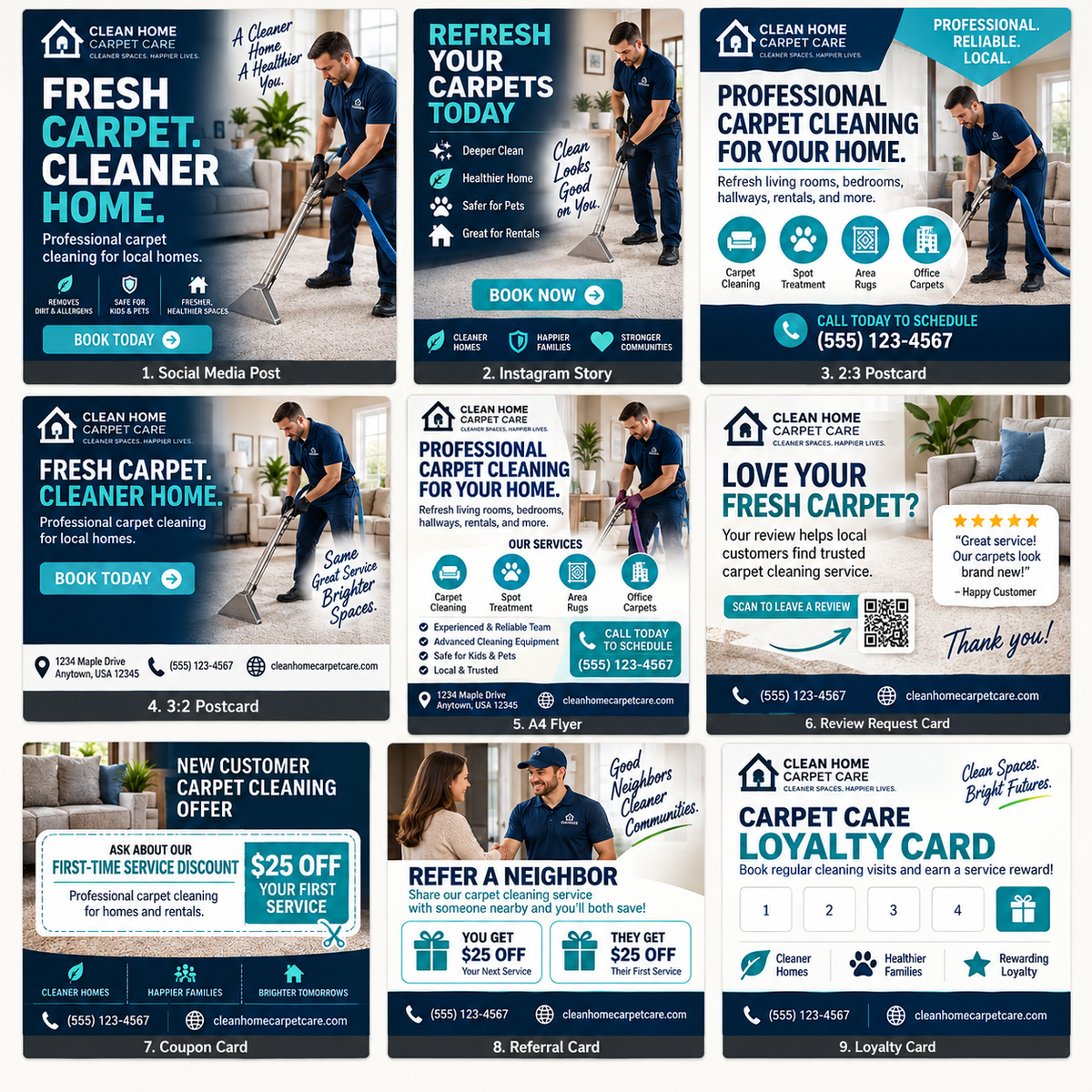 Fresh Floor Marketing Bundle for Carpet Cleaning Companies