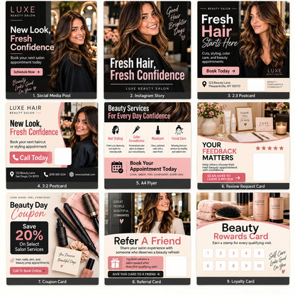 GlowReserve Marketing Bundle for Beauty Salons