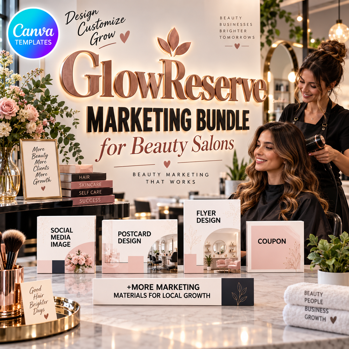 GlowReserve Marketing Bundle for Beauty Salons