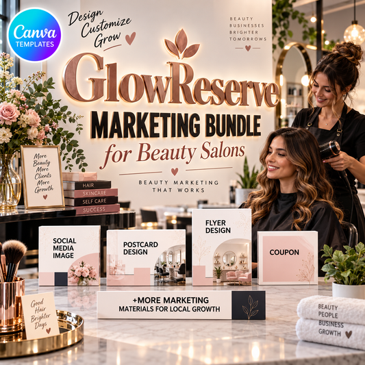 GlowReserve Marketing Bundle for Beauty Salons