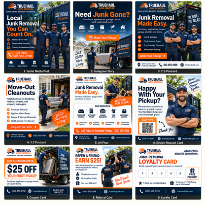 Haul Ready Marketing Kit for Junk Removal Companies
