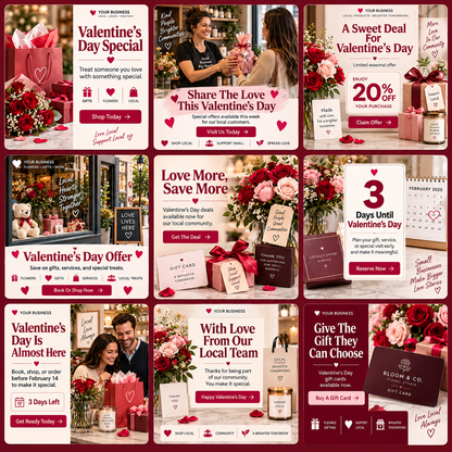 Heartline Valentine's Day Promo Pack for Local Businesses