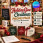 Holiday Glow Christmas Promo Pack for Local Businesses