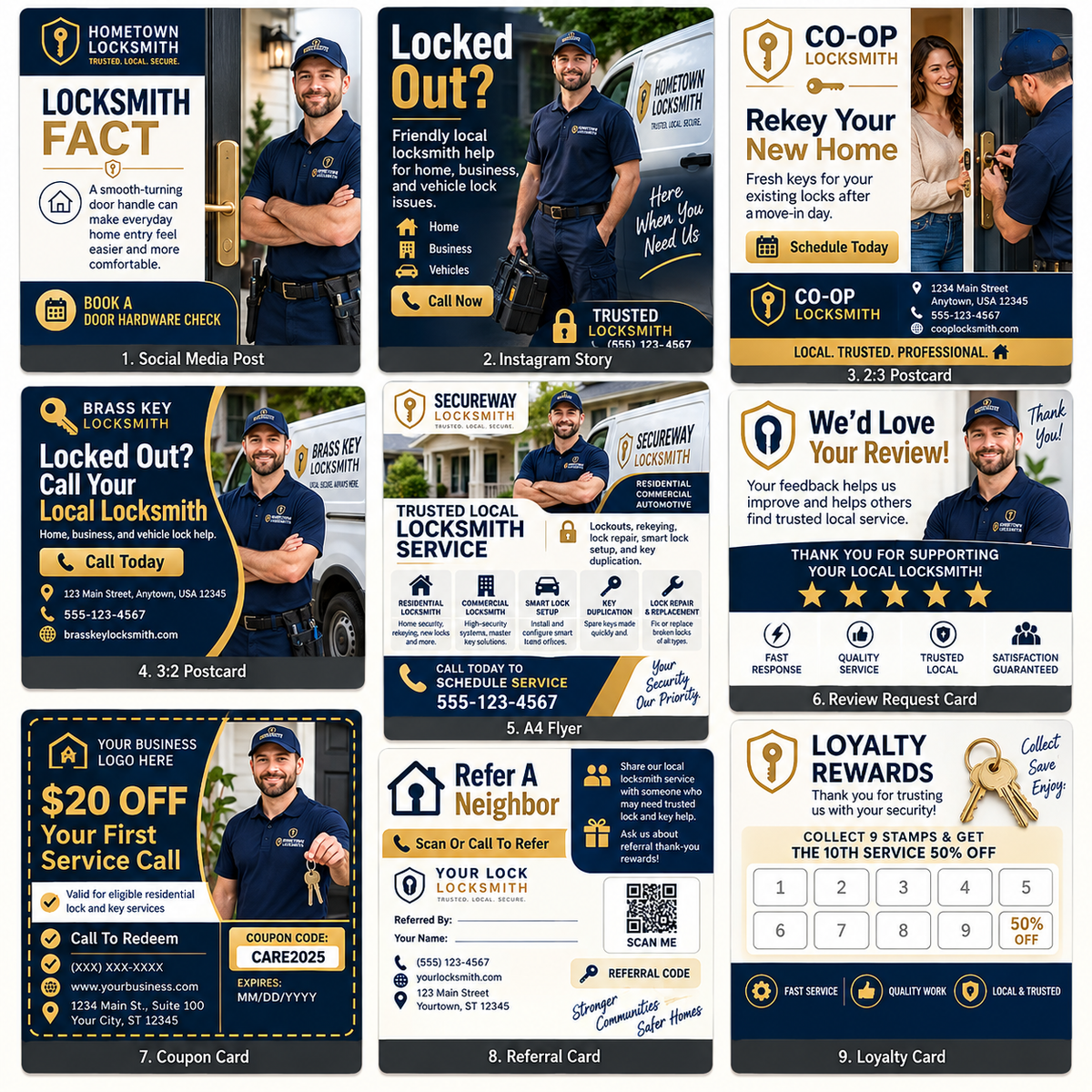 Key Secure Marketing Bundle for Locksmiths