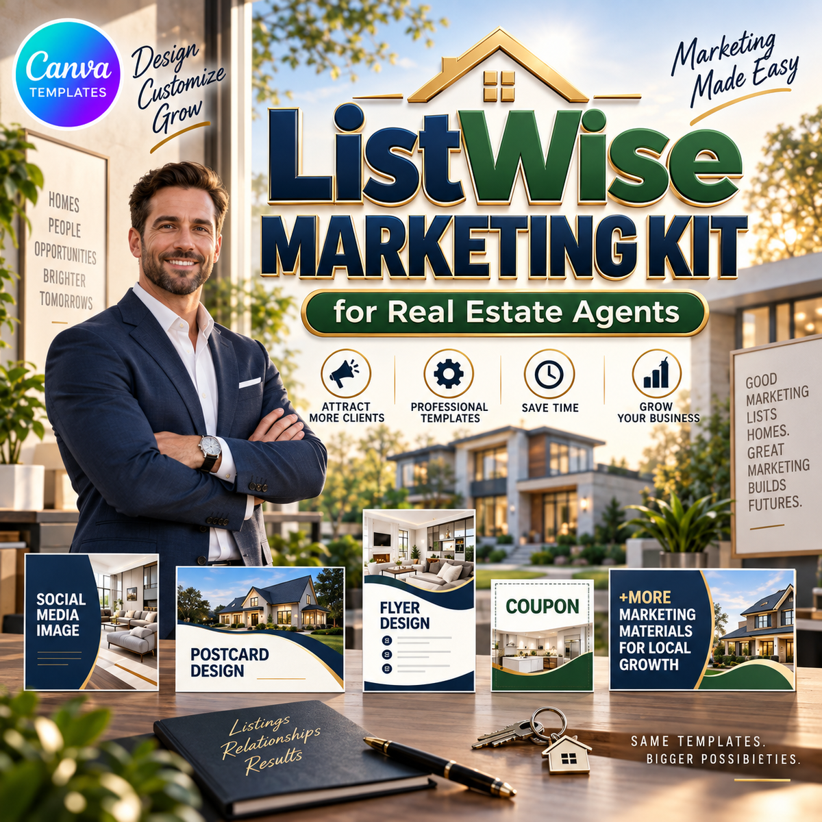 ListWise Marketing Kit for Real Estate Agents