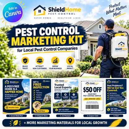 Shield Home Marketing Kit for Pest Control Companies