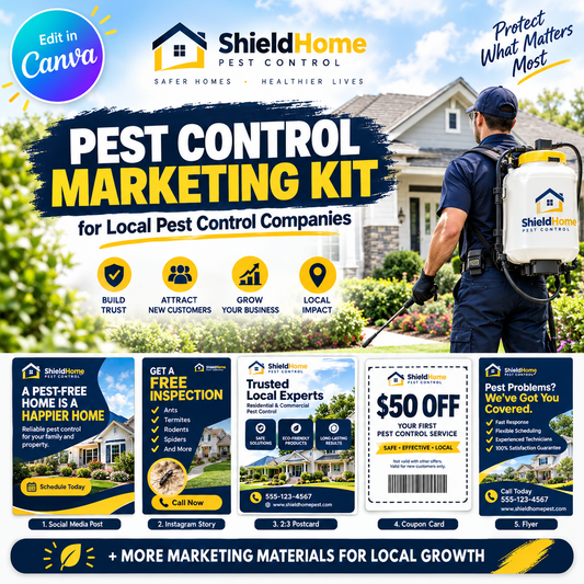 Shield Home Marketing Kit for Pest Control Companies