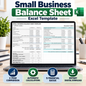 Small Business Balance Sheet Excel Template | 2-Year Financial Statement Spreadsheet