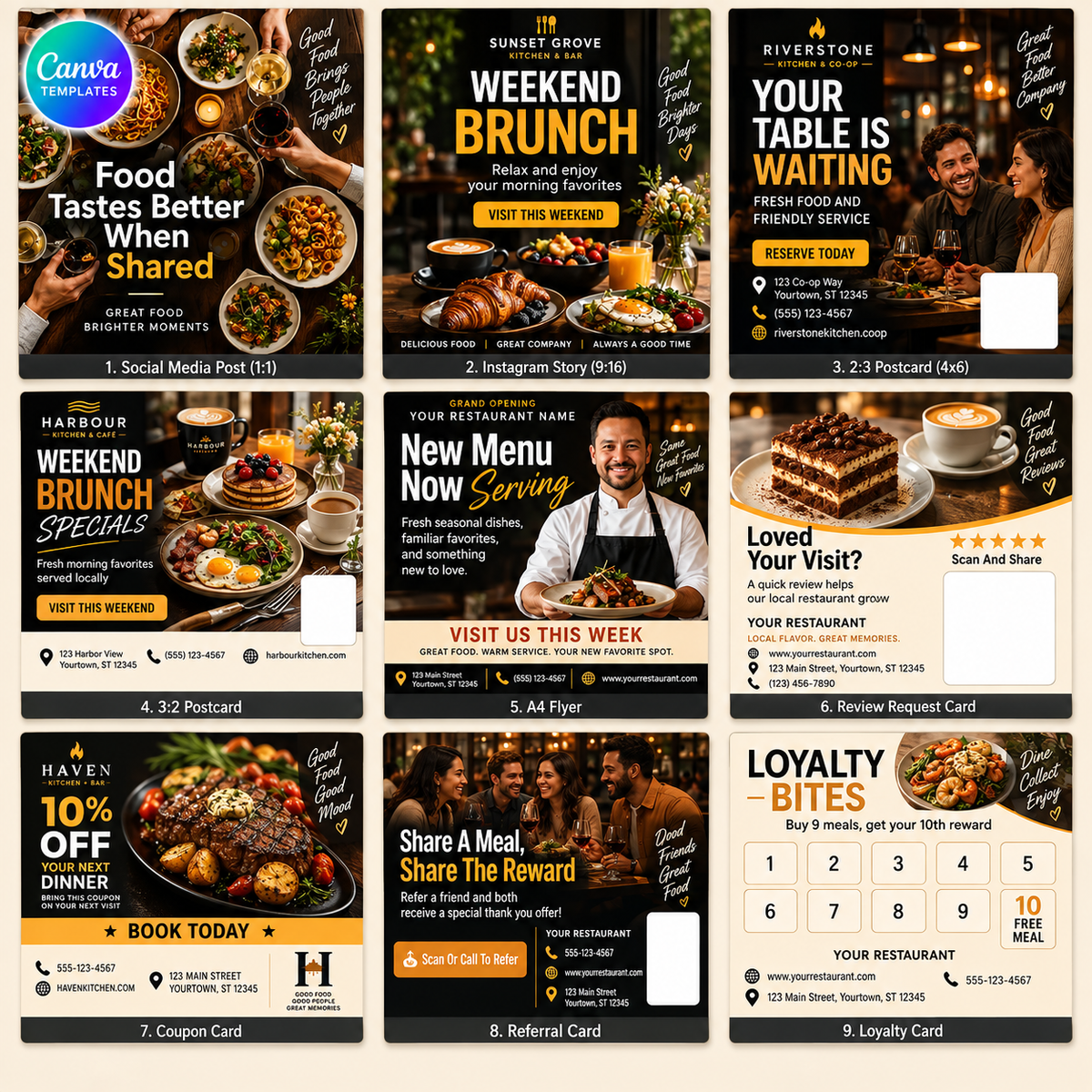 TableRush Marketing Kit for Restaurants